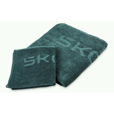 Škoda saunalina+rätik emerald green